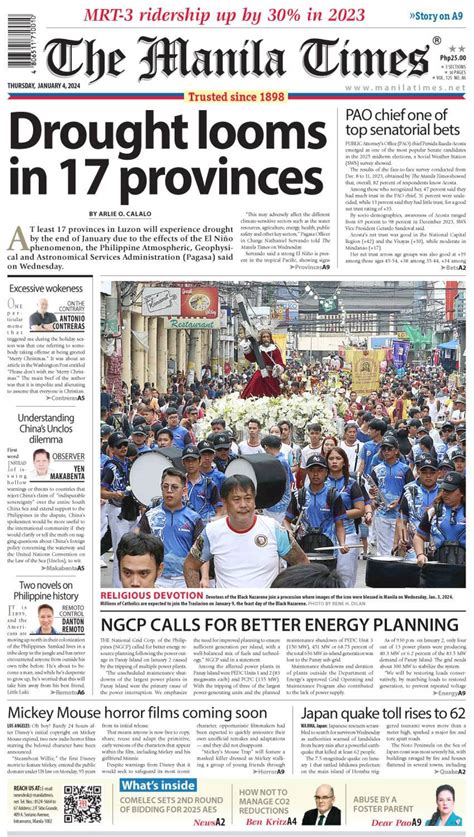 CLIPPINGS FOR TODAY JULY 03, 2024 .
